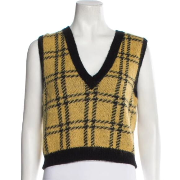 Alessandra Rich Checked jacquard vest - Picture 3 of 5